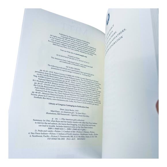 American Girl Meet Kaya Book Pleasant Co Paperback Children's Story Book 1 Vtg - Picture 3 of 5